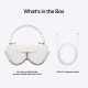 Apple AirPods Max Wireless Over-Ear Headphones. Active Noise Cancelling, Transparency Mode, Spatial Audio, Digital Crown for Volume Control. Bluetooth Headphones for iPhone - Silver