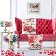 Funharly Valentines Pillow Covers Set of 2 Valentine's Day Decorations Throw Farmhouse Pillow Case
