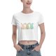 Nepha Easter Shirts for Women Christian Crop Tops for Teen Girl Graphic Tshirt Outfit