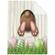 Salmoon Fleece Blanket Easter Brown Bunny Warm Sherpa Bed Blanket Soft Throw Blanket